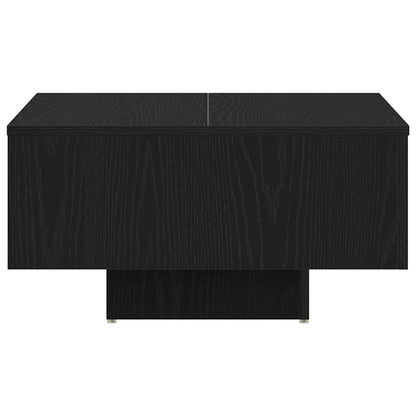 vidaXL Coffee Table Black oak 60 x 60 x 31.5 cm Engineered wood