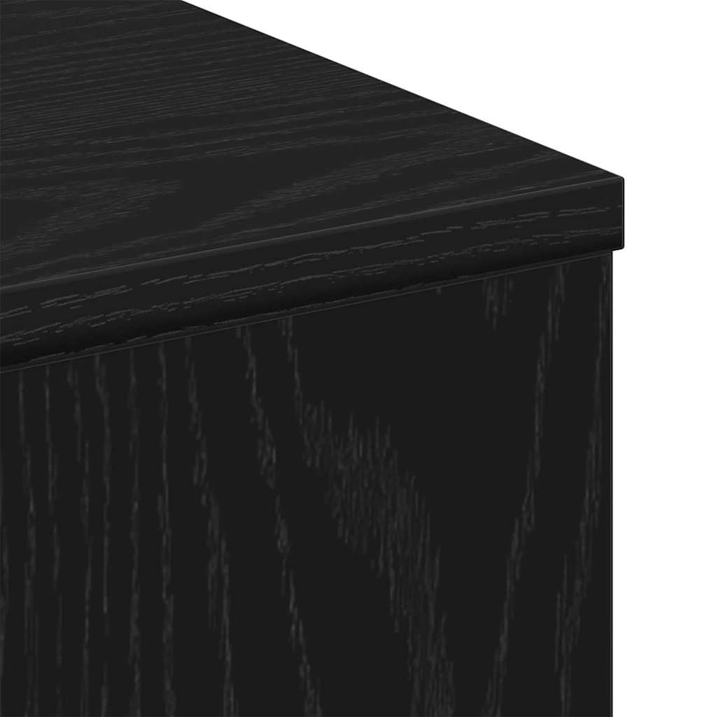 vidaXL Coffee Table Black Oak 90 x 67 x 33 cm Engineered Wood