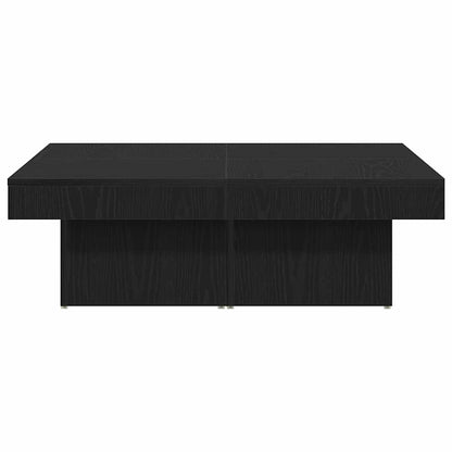vidaXL Coffee Table Black Oak 90 x 90 x 28 cm Engineered Wood
