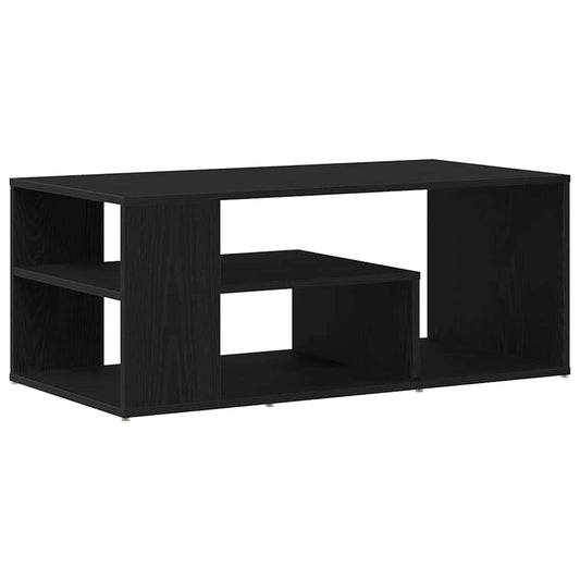 vidaXL Coffee Table Black Oak 100 x 50 x 40 cm Engineered Wood