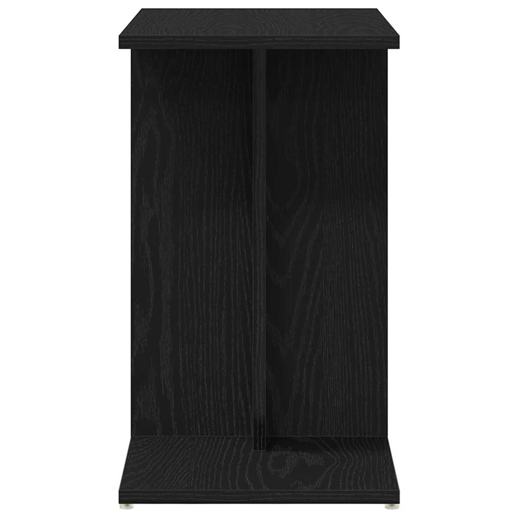 vidaXL Side Table Black Oak 50 x 30 x 50 cm Engineered Wood