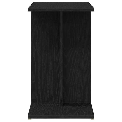 vidaXL Side Table Black Oak 50 x 30 x 50 cm Engineered Wood