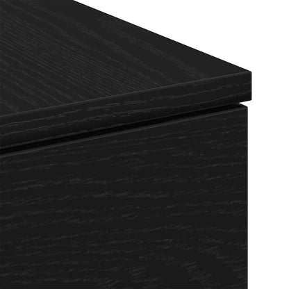 vidaXL Coffee Table Black Oak 90 x 60 x 31 cm Engineered Wood
