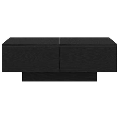 vidaXL Coffee Table Black Oak 90 x 60 x 31 cm Engineered Wood