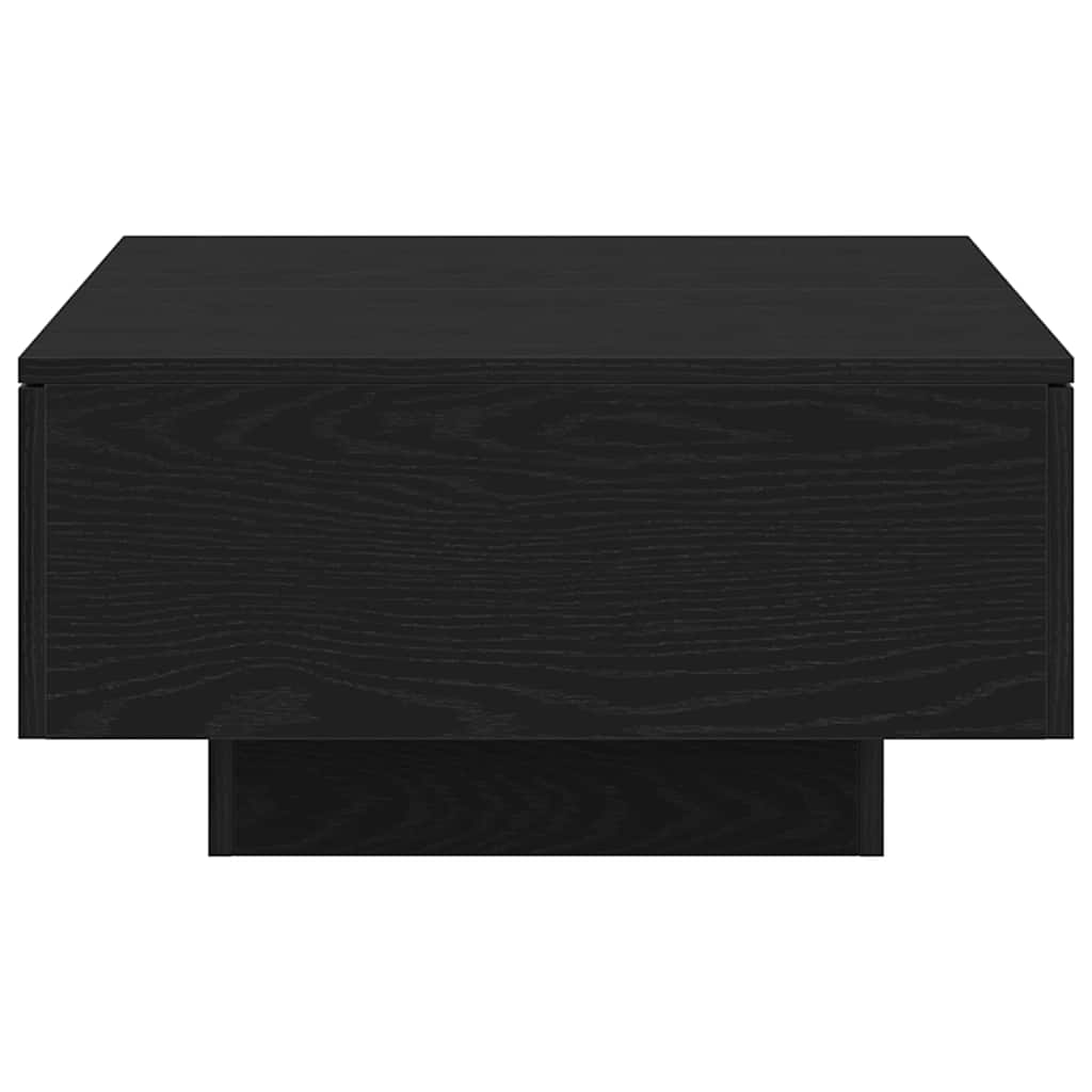 vidaXL Coffee Table Black Oak 90 x 60 x 31 cm Engineered Wood