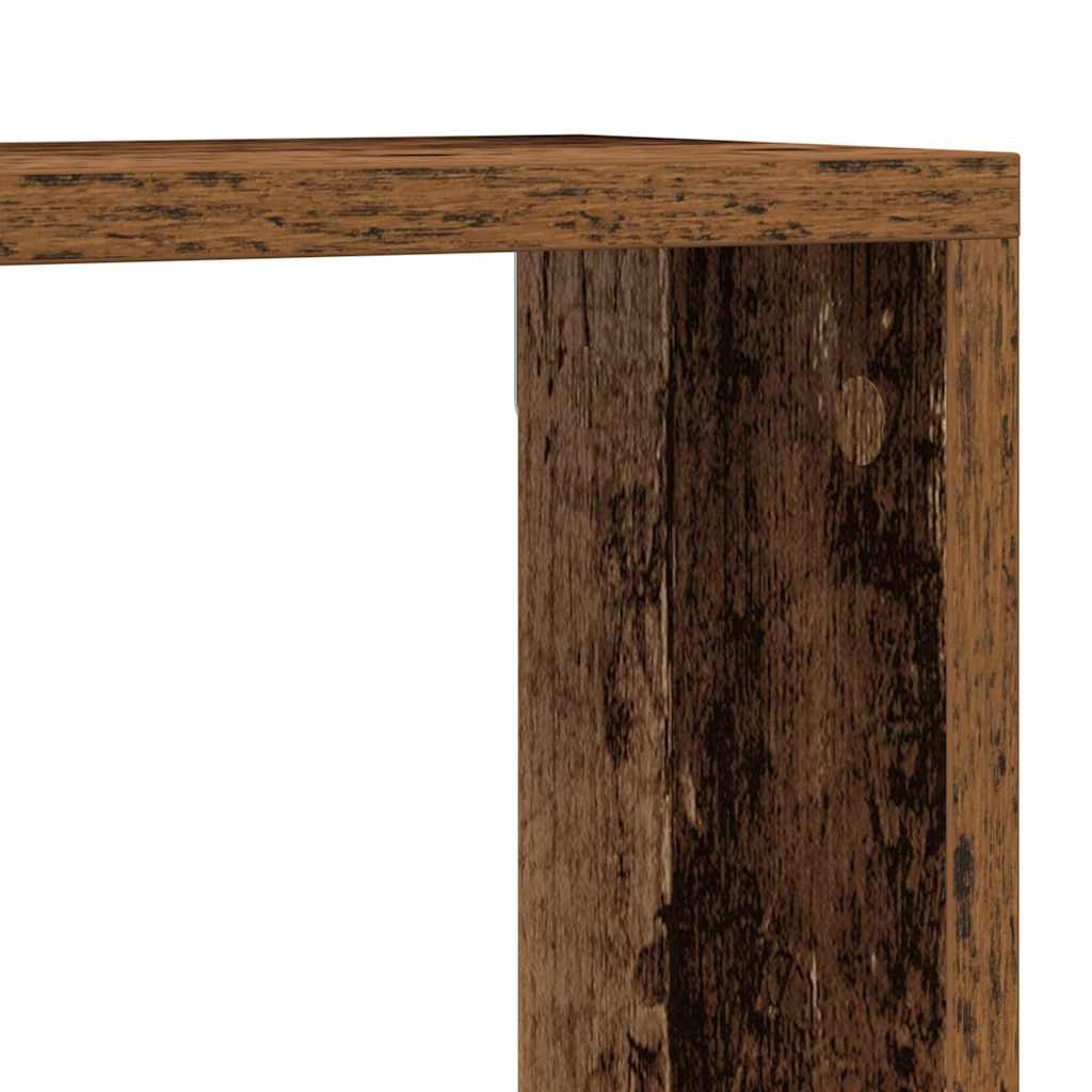 vidaXL Wall Shelves 4 pcs Old Wood 80 x 15 x 26 cm Engineered Wood