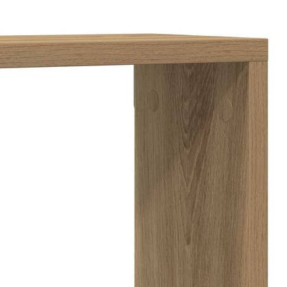 vidaXL Wall Shelves 2 pcs Artisian Oak 80 x 15 x 26 cm Engineered Wood