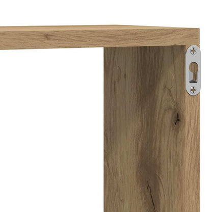 vidaXL Wall Shelves 4 pcs Artisian Oak 80 x 15 x 26 cm Engineered Wood