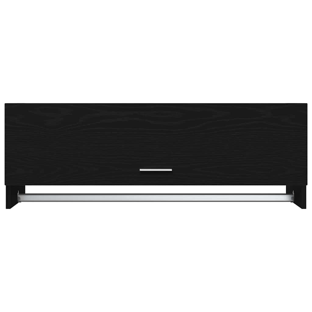 vidaXL Wardrobe Black Oak 100 x 32.5 x 35 cm Engineered Wood