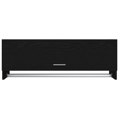 vidaXL Wardrobe Black Oak 100 x 32.5 x 35 cm Engineered Wood