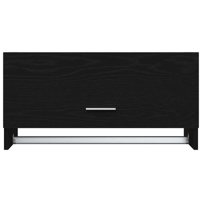 vidaXL Wardrobe Black Oak 70 x 32.5 x 35 cm Engineered Wood