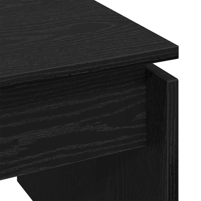 vidaXL Coffee Table Black Oak 68 x 50 x 38 cm Engineered Wood