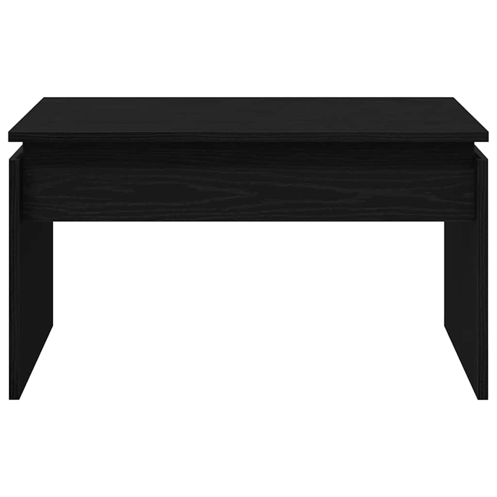 vidaXL Coffee Table Black Oak 68 x 50 x 38 cm Engineered Wood