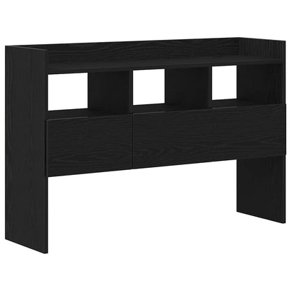 vidaXL Sideboard Black Oak 105 x 30 x 70 cm Engineered Wood