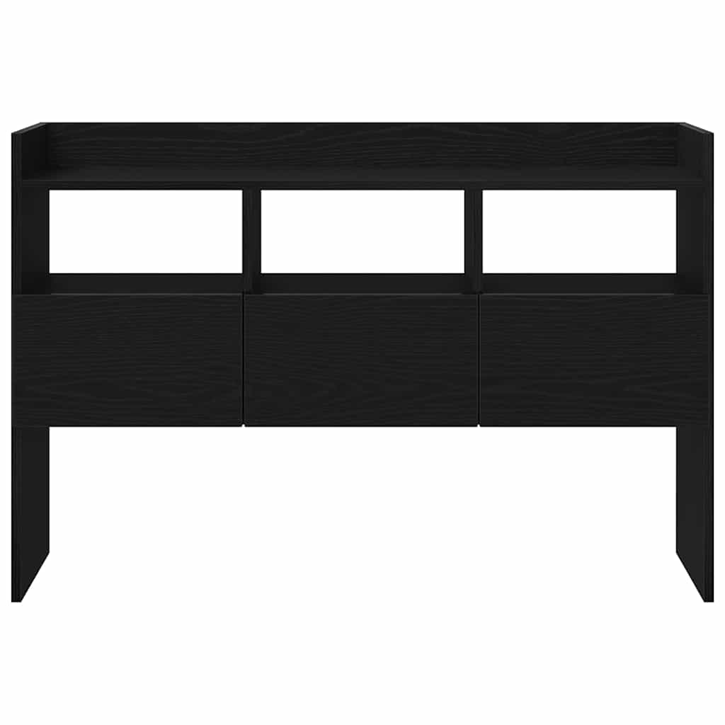 vidaXL Sideboard Black Oak 105 x 30 x 70 cm Engineered Wood