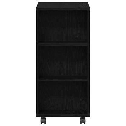 vidaXL Storage Cabinet Black Oak 60 x 35 x 75 cm Engineered Wood