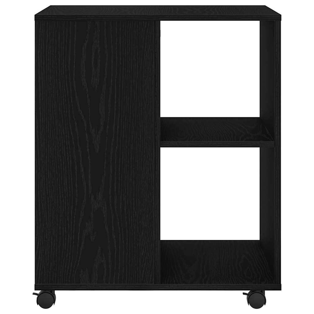 vidaXL Storage Cabinet Black Oak 60 x 53 x 72.5 cm Engineered Wood