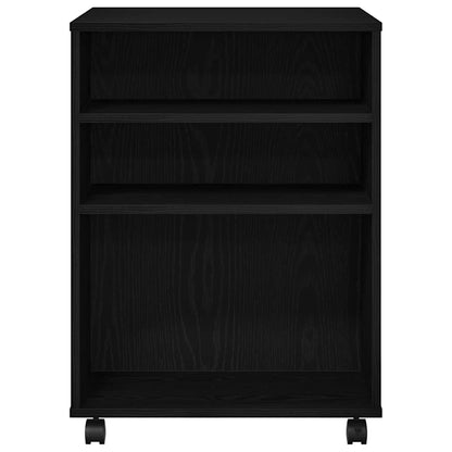 vidaXL Storage Cabinet Black Oak 60 x 53 x 72.5 cm Engineered Wood