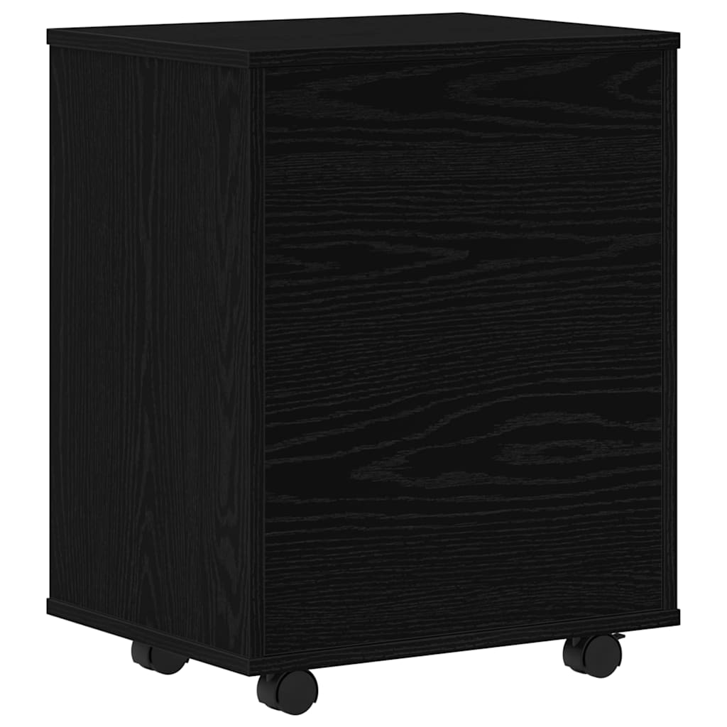 vidaXL Storage Cabinet Black Oak 46 x 36 x 59 cm Engineered Wood