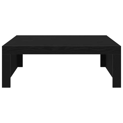 vidaXL Coffee Table Black Oak 100 x 100 x 35 cm Engineered Wood