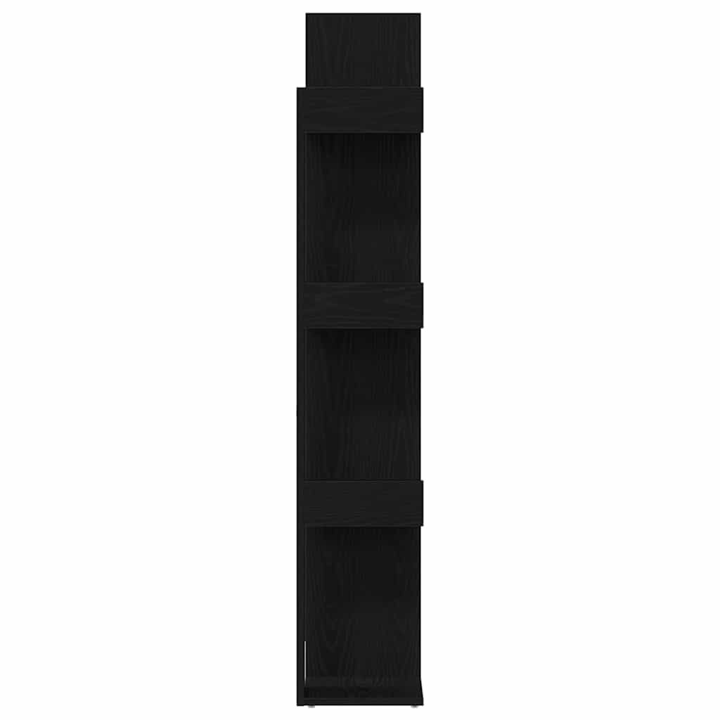 vidaXL Bookcase 13-Tier 86 x 25.5 x 140 cm Engineered Wood Black Oak