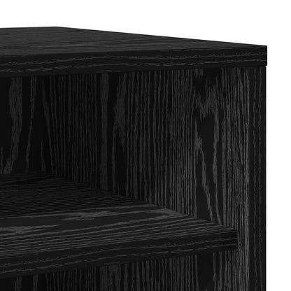 vidaXL Shoe Cabinet 2 pcs 32 x 35 x 70 cm Engineered Wood Black Oak