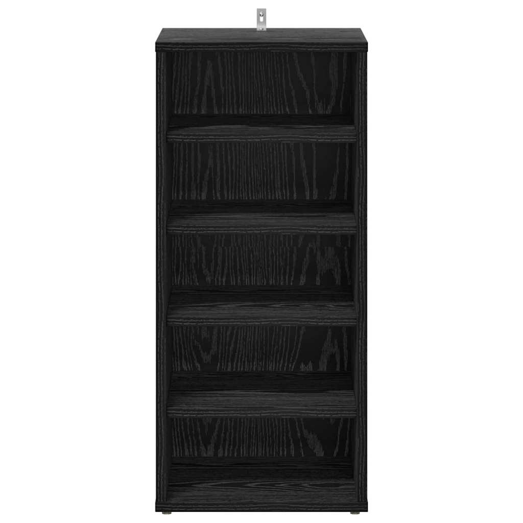 vidaXL Shoe Cabinet 2 pcs 32 x 35 x 70 cm Engineered Wood Black Oak