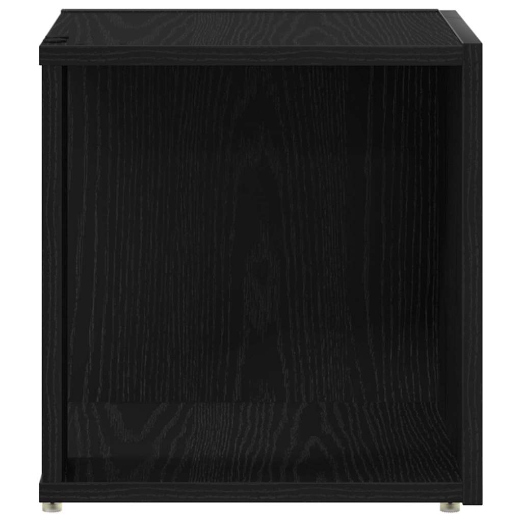 vidaXL Corner Shelves 33 x 33 x 34.5 cm Engineered Wood Black Oak