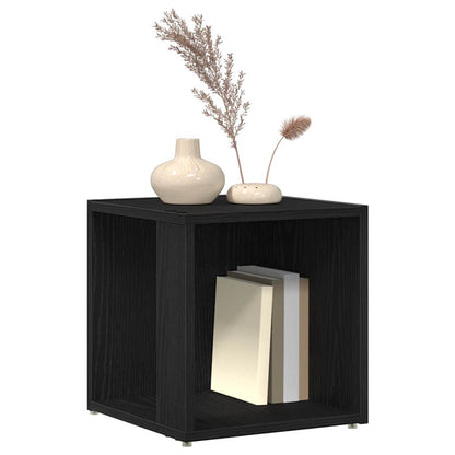 vidaXL Corner Shelves 33 x 33 x 34.5 cm Engineered Wood Black Oak