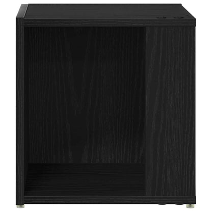 vidaXL Corner Shelves 33 x 33 x 34.5 cm Engineered Wood Black Oak
