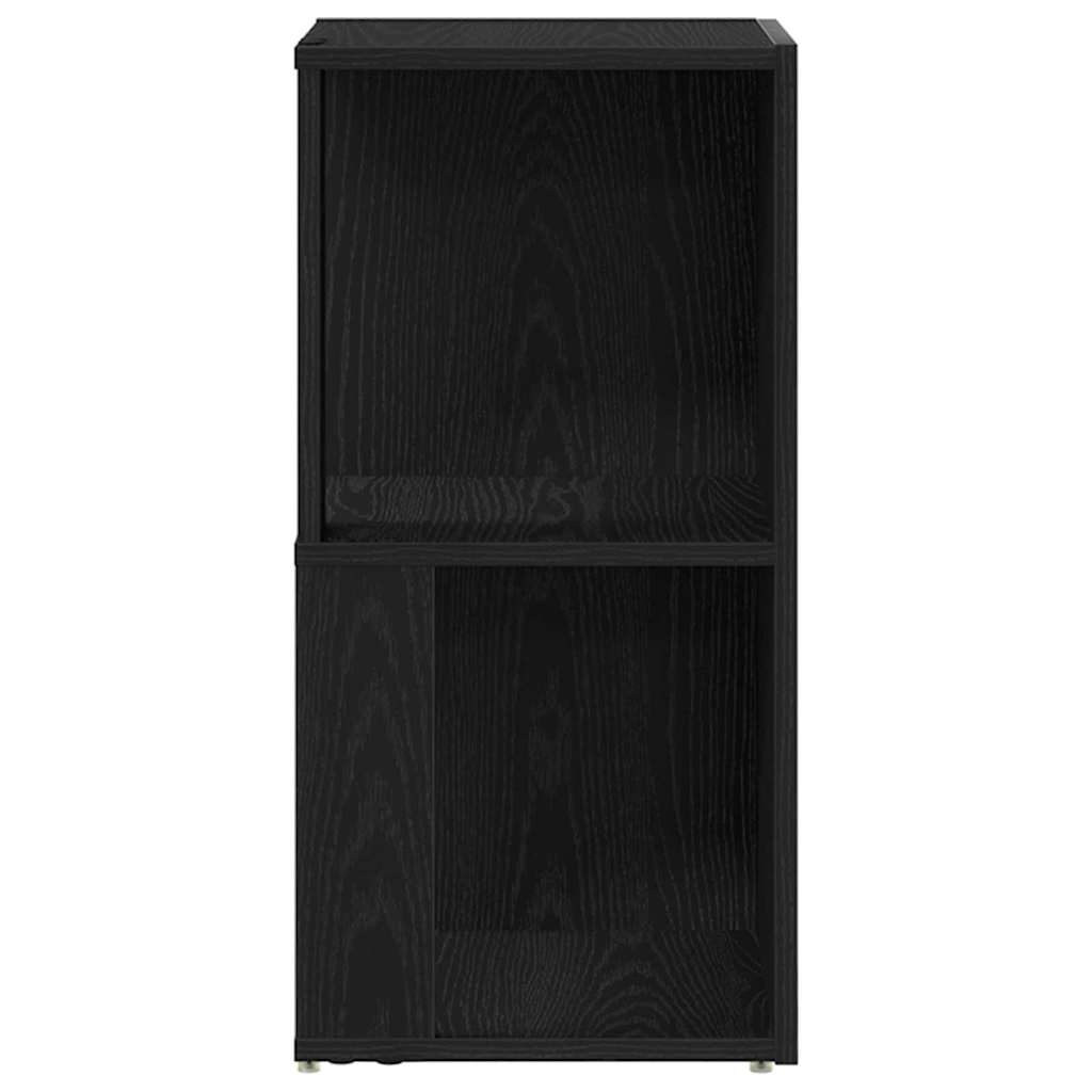 vidaXL Corner Shelves Black Oak 33 x 33 x 67 cm Engineered Wood