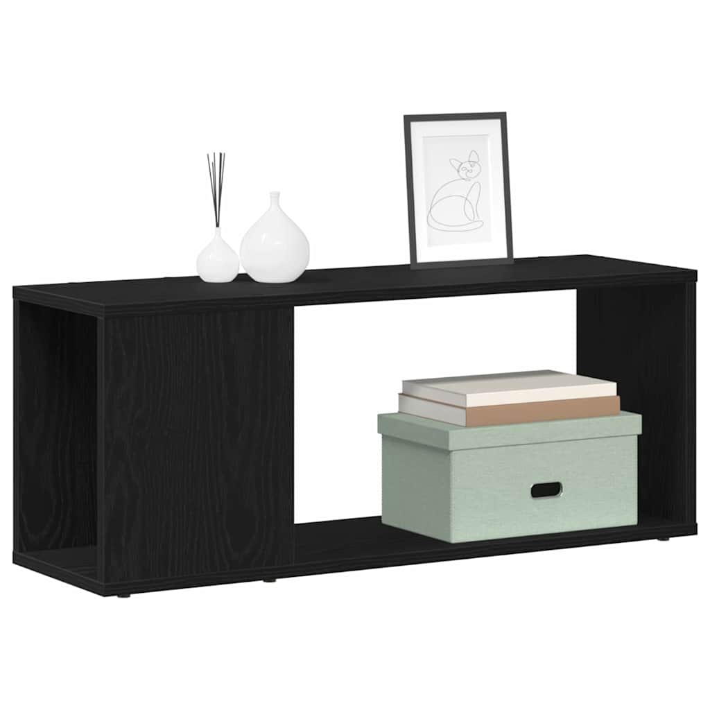 vidaXL TV Cabinet Set Black Oak 80 x 24 x 32 cm Engineered Wood