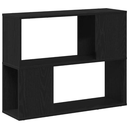 vidaXL TV Cabinet Set Black Oak 80 x 24 x 63 cm Engineered Wood