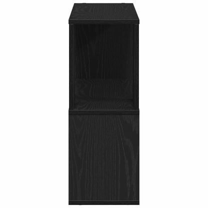 vidaXL TV Cabinet Set Black Oak 80 x 24 x 63 cm Engineered Wood