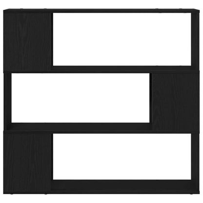 vidaXL TV Cabinet Set Black Oak 100 x 24 x 94 cm Engineered Wood