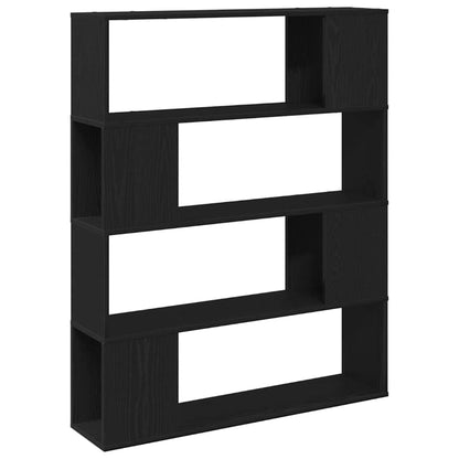 vidaXL TV Cabinet Set Black Oak 100 x 24 x 124.5 cm Engineered Wood