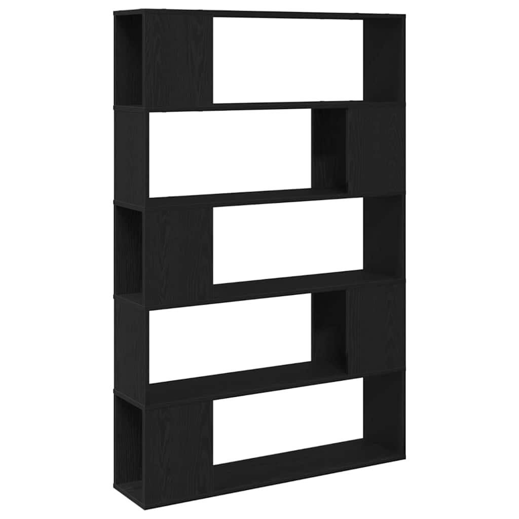 vidaXL TV Cabinet Set Black Oak 100 x 24 x 155 cm Engineered Wood