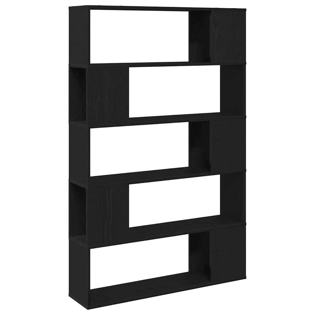 vidaXL TV Cabinet Set Black Oak 100 x 24 x 155 cm Engineered Wood