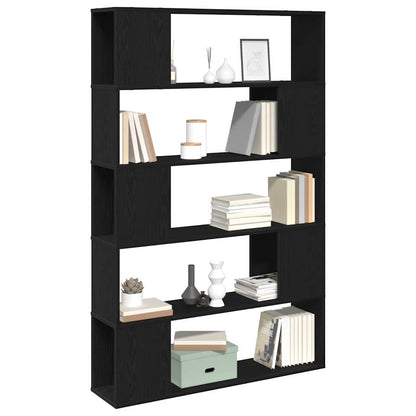 vidaXL TV Cabinet Set Black Oak 100 x 24 x 155 cm Engineered Wood