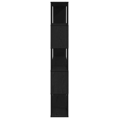 vidaXL TV Cabinet Set Black Oak 100 x 24 x 155 cm Engineered Wood