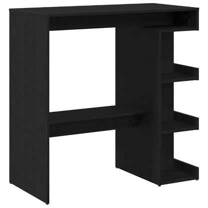 vidaXL Bar Table 100 x 48 x 101.5 cm Engineered Wood Black Oak
