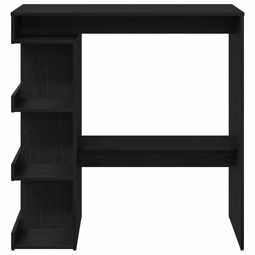 vidaXL Bar Table 100 x 48 x 101.5 cm Engineered Wood Black Oak