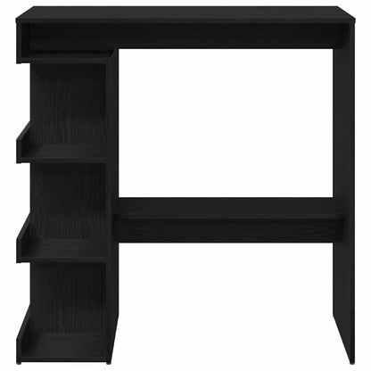 vidaXL Bar Table 100 x 48 x 101.5 cm Engineered Wood Black Oak