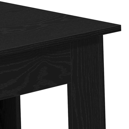 vidaXL Bar Table 102 x 50 x 103.5 cm Engineered Wood Black Oak