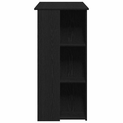 vidaXL Bar Table 102 x 50 x 103.5 cm Engineered Wood Black Oak