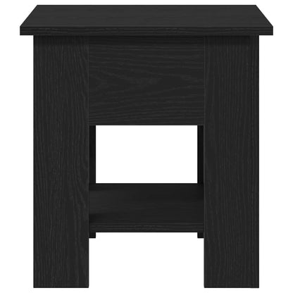 vidaXL Coffee Table Black Oak 40 x 40 x 42 cm Engineered Wood