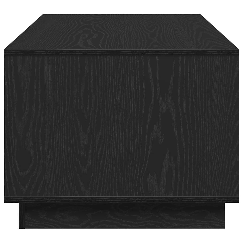 vidaXL Coffee Table Black Oak 102 x 55 x 43 cm Engineered Wood