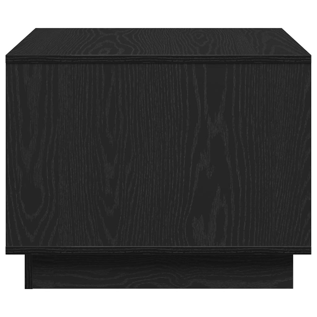 vidaXL Coffee Table Black Oak 55 x 55 x 42 cm Engineered Wood