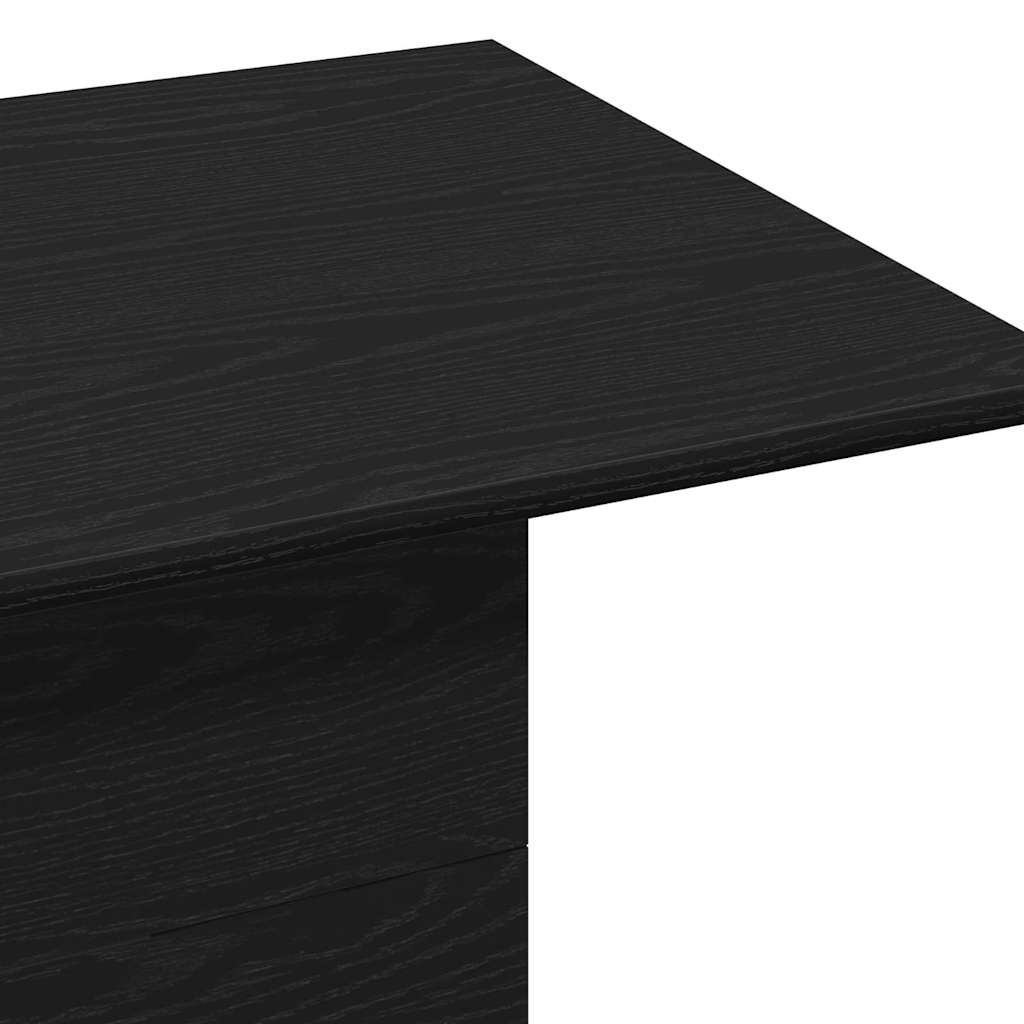 vidaXL Coffee Table Black Oak 102 x 55.5 x 40 cm Engineered Wood