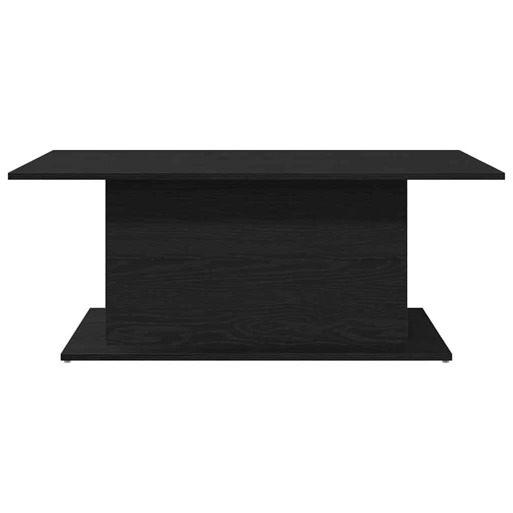 vidaXL Coffee Table Black Oak 102 x 55.5 x 40 cm Engineered Wood